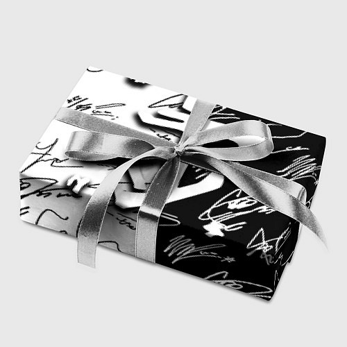 Бумага для упаковки Doom автографы / 3D-принт – фото 2