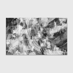 Бумага для упаковки Абстракция - gray painting with white strokes, цвет: 3D-принт
