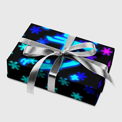 Бумага для упаковки Doom winter neon, цвет: 3D-принт — фото 2