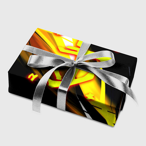 Бумага для упаковки Doom геометрия из полос / 3D-принт – фото 2