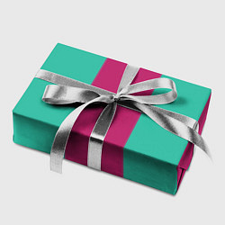 Бумага для упаковки Color turquoise pink, цвет: 3D-принт — фото 2