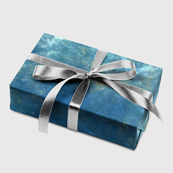 Бумага для упаковки Абстракция - gold in blue-turquoise color, цвет: 3D-принт — фото 2