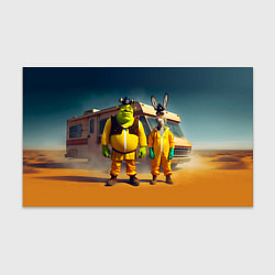 Бумага для упаковки Шрек и Данки пустились во все тяжкие, цвет: 3D-принт