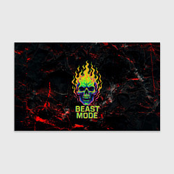 Бумага для упаковки Beast mode череп, цвет: 3D-принт