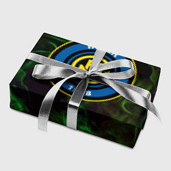 Бумага для упаковки Интер кислотный огонь, цвет: 3D-принт — фото 2