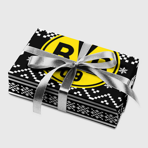 Бумага для упаковки Borussia x fortnite pattern / 3D-принт – фото 2