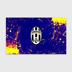 Бумага для упаковки Ювентус желтые краски текстура, цвет: 3D-принт