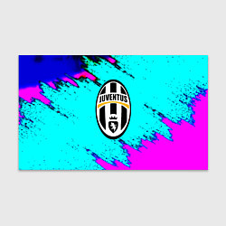 Бумага для упаковки Juventus неоновые краски, цвет: 3D-принт