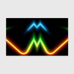 Бумага для упаковки Neon multicolored lines, цвет: 3D-принт