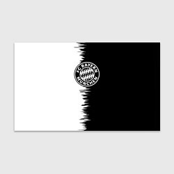 Бумага для упаковки Бавария Мюнхен черно белые штрихи, цвет: 3D-принт