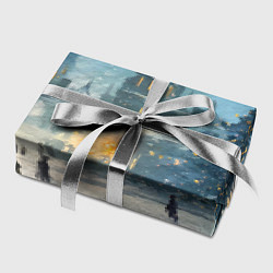 Бумага для упаковки Новогодняя елка в Москве, цвет: 3D-принт — фото 2