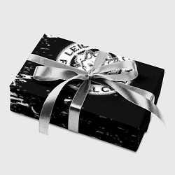 Бумага для упаковки Лестер сити краски белые, цвет: 3D-принт — фото 2