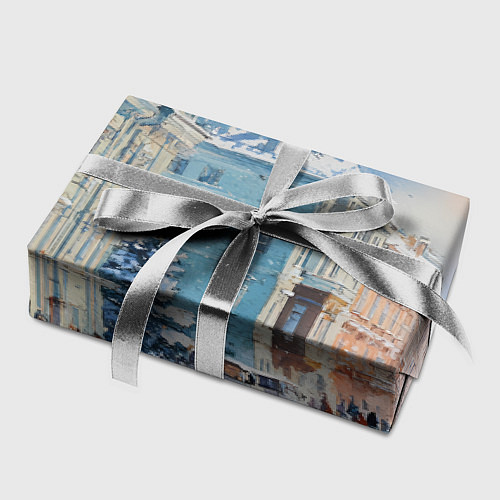 Бумага для упаковки Зимний Питер / 3D-принт – фото 2
