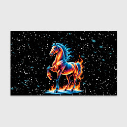 Бумага для упаковки Лошадь на снегу, цвет: 3D-принт