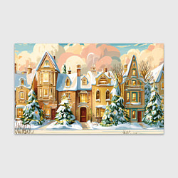 Бумага для упаковки Новогодний город