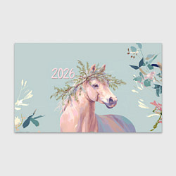 Бумага для упаковки 2026 Лошадка символ года, цвет: 3D-принт