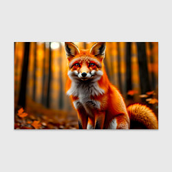 Бумага для упаковки Осенняя лисица, цвет: 3D-принт