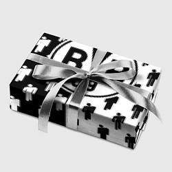Бумага для упаковки Borussia черно белые люди, цвет: 3D-принт — фото 2