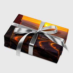 Бумага для упаковки Шахтёр на закате, цвет: 3D-принт — фото 2