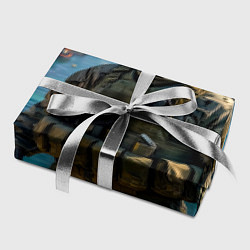 Бумага для упаковки Страж морской гавани, цвет: 3D-принт — фото 2