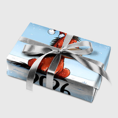 Бумага для упаковки Сердитая лошадка 2026 / 3D-принт – фото 2