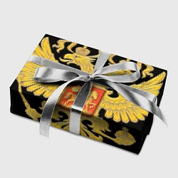 Бумага для упаковки Герб России: золото, цвет: 3D-принт — фото 2