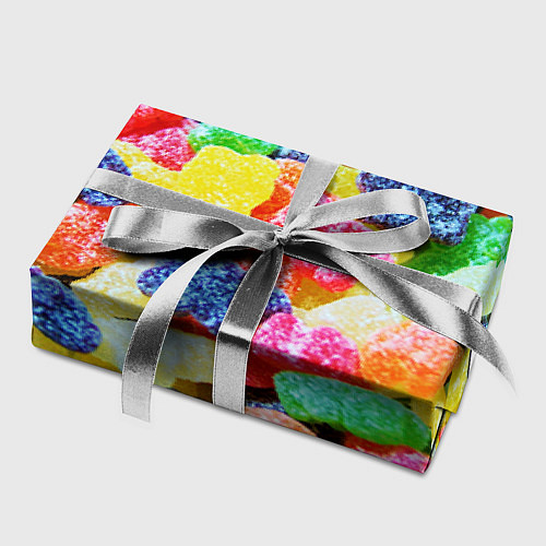 Бумага для упаковки Мармеладные мишки / 3D-принт – фото 2