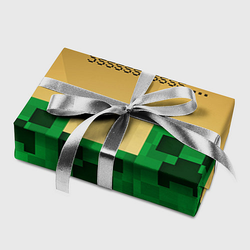 Бумага для упаковки Minecraft Sssss / 3D-принт – фото 2