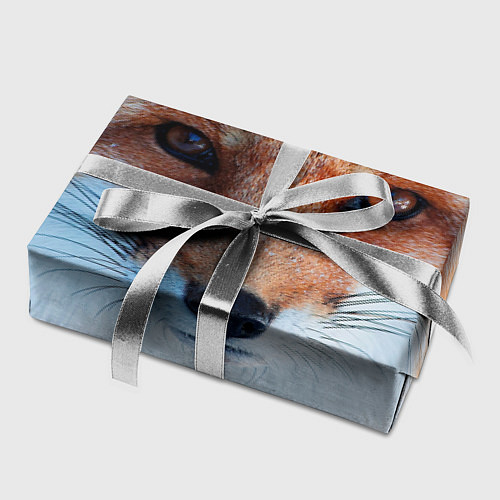 Бумага для упаковки Взгляд лисы / 3D-принт – фото 2