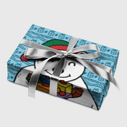 Бумага для упаковки Новогодний мишка, цвет: 3D-принт — фото 2