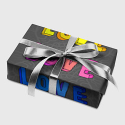 Бумага для упаковки Love Love Love, цвет: 3D-принт — фото 2