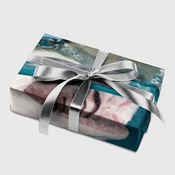 Бумага для упаковки Хищная акула, цвет: 3D-принт — фото 2