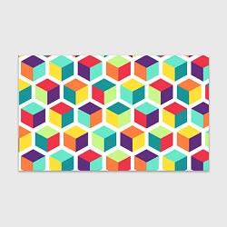 Бумага для упаковки 3D кубы, цвет: 3D-принт