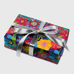 Бумага для упаковки Яркие цветы, цвет: 3D-принт — фото 2