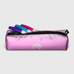 Пенал для ручек Розовая лапка с подушечками, цвет: 3D-принт — фото 2