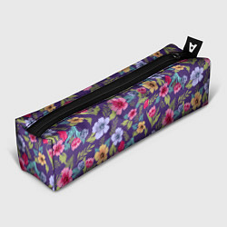 Пенал для ручек Весенний букет из цветов, цвет: 3D-принт