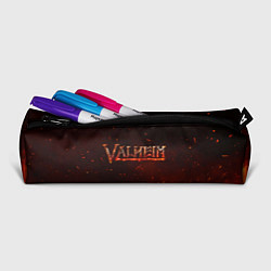 Пенал для ручек Valheim огненный лого, цвет: 3D-принт — фото 2