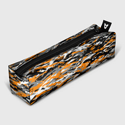 Пенал для ручек Тигровый камуфляж, цвет: 3D-принт