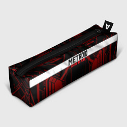 Пенал Metroid Dread Black Red Logo