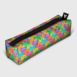Пенал для ручек Красочные Котики, цвет: 3D-принт