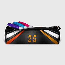 Пенал для ручек Комбинированный полосатый спортивный узор, цвет: 3D-принт — фото 2