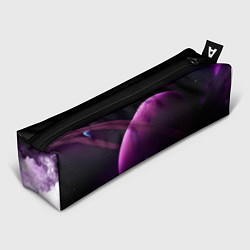 Пенал для ручек PURPLE GALAXY лиловая галактика, цвет: 3D-принт