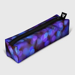 Пенал для ручек Фиолетовые блики боке, цвет: 3D-принт