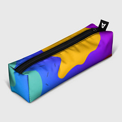 Пенал для ручек Яркие разноцветные пятна, цвет: 3D-принт