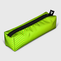 Пенал для ручек Кислотный зеленый стиль, цвет: 3D-принт