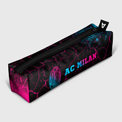 Пенал AC Milan - neon gradient: надпись и символ