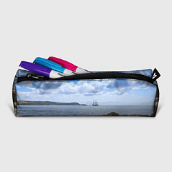 Пенал для ручек Парусник на горизонте океана, цвет: 3D-принт — фото 2