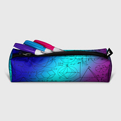 Пенал для ручек Неоновая формула, цвет: 3D-принт — фото 2