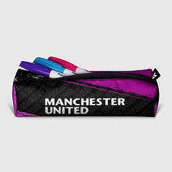 Пенал для ручек Manchester United pro football: надпись и символ, цвет: 3D-принт — фото 2