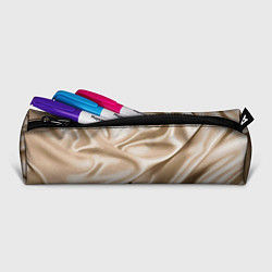 Пенал для ручек Струящаяся золотистая ткань, цвет: 3D-принт — фото 2
